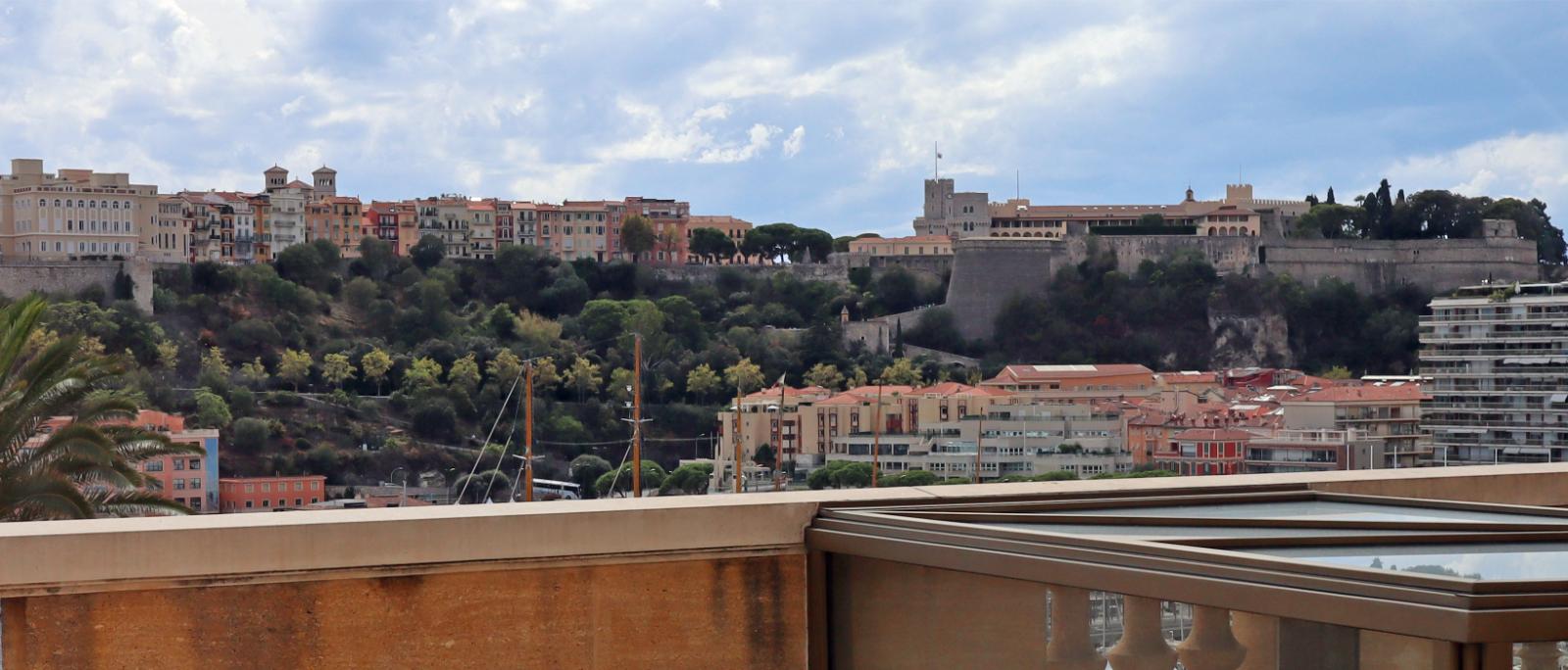 14th September 2022, view from my Hospital room showing the town and the Castle